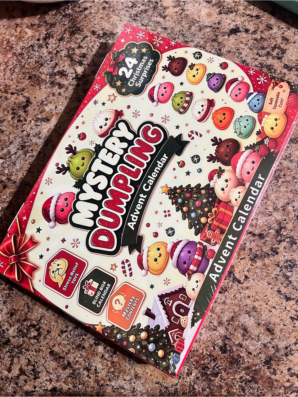 Mystery dumpling Christmas advent calendar